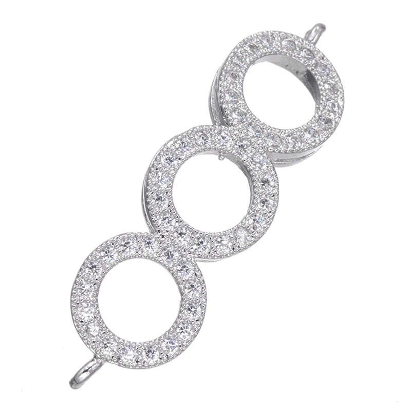 5 pcs High Quality Bijoux Zircon Letter Charms For Bracelets & Necklaces Vintage Connectors Jewelry Findings Diy Bedels