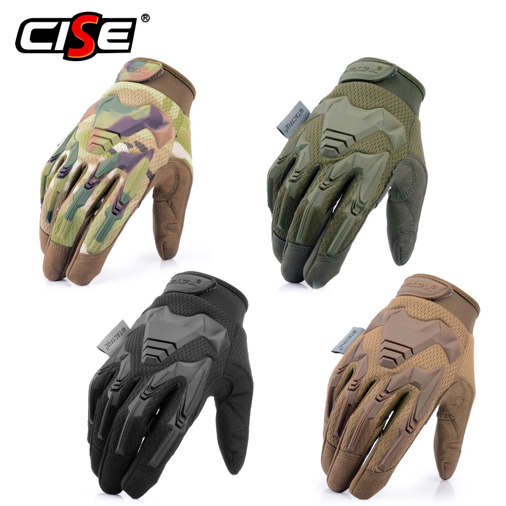 Motocicleta guantes de dedo completo a prueba de niños engranaje protector de goma para deportes al aire libre carreras Motocross ATV Moto hombres motocicleta