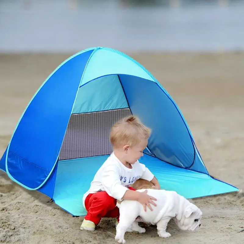 

Baby Beach Tent Outdoor Picnic UV Protection Sun Awning Tent Foldable Shelter Pop Up Tents House Children Camping Hiking Tent