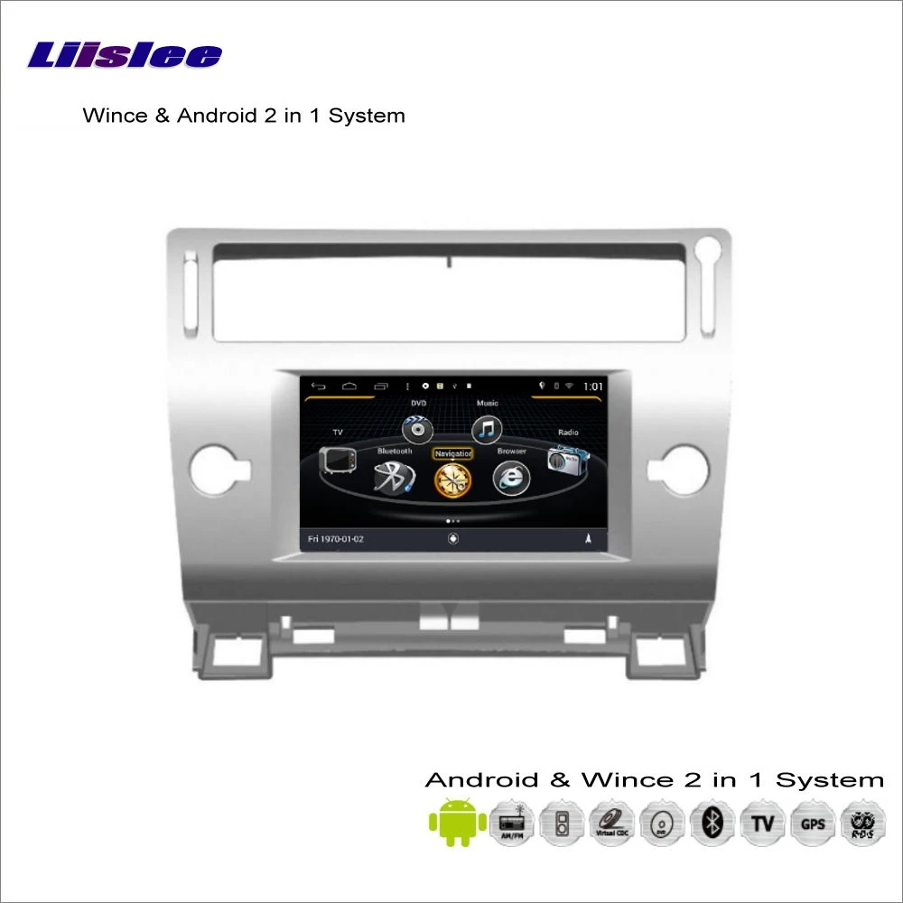 Perfect Liislee Car Android Multimedia For Citroen C4 Pallas 2004~2010 Radio DVD Player GPS Nav Map Navigation Audio Video Stereo System 2