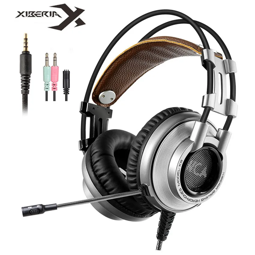 Xiberia K9 3.5mm Gaming Headphones with Microphone PS4