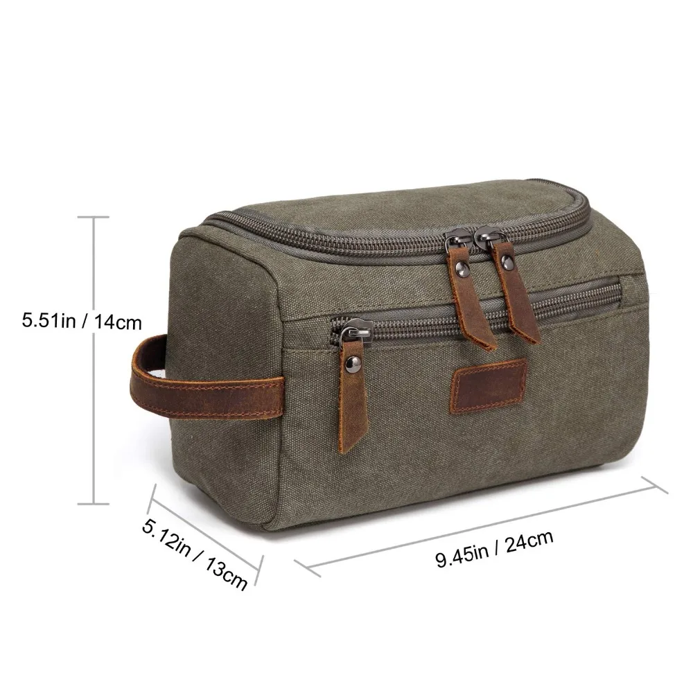Waterproof Carrying  Men Cosmetic Makeup Box Bag Travel Organizer Canvas Large Necessaries Male Vanity Case Wash Toiletry Pouch 2