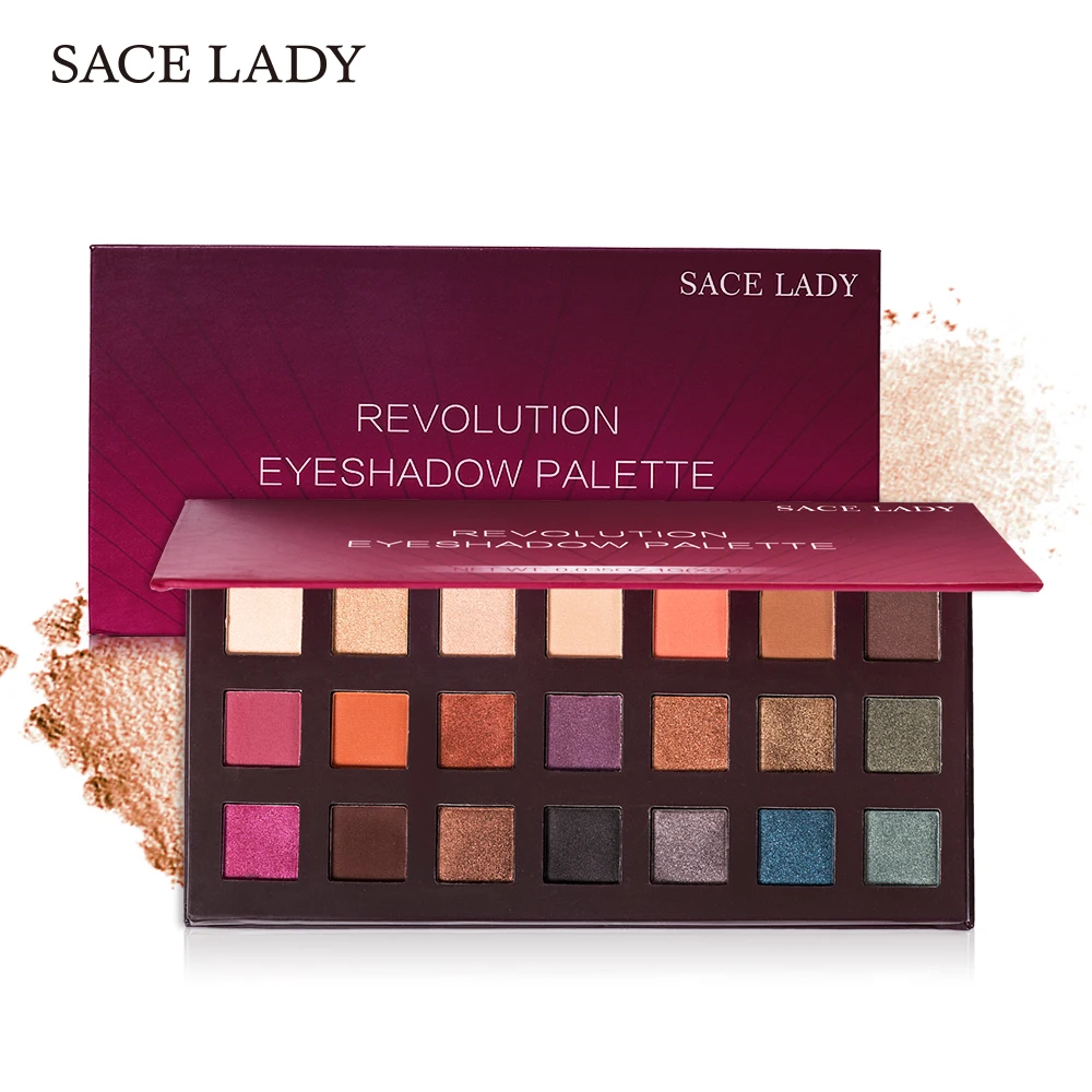 

SACE LADY Matte Eyeshadow Palette 21 Colors Glitter Shadow Makeup Professional Eye Pallete Shimmer Make Up Waterproof Cosmetic