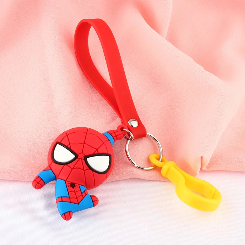 

2019 Fashionable Movie Spider Man Keychain Hero Homecoming Car Key Ring Pendant Spiderman Keychains Toys Women Men JewelryTrinke