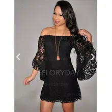 

Lace Solid Half Sleeve Mini Casual Dresses
