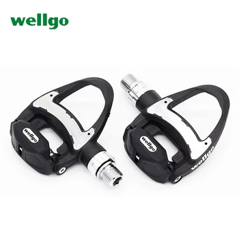 

NEW Wellgo R312 Ultra-Light Carbon Road Bicycle Pedals Self-locking Pedal with 3 Bearing look keo Compatible 249g