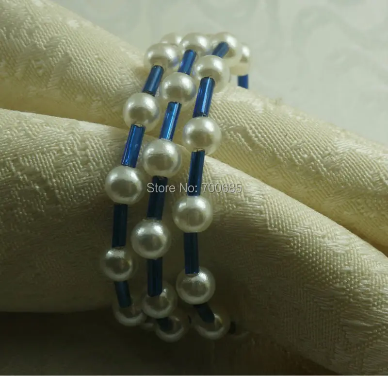 pearl wedding ring napkin, wholesale decoration napkin ring,wedding and