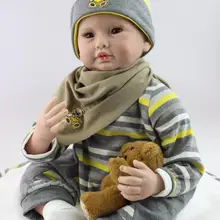 Силиконовые reborn baby куклы Спящая Детская кукла ручной работы Реалистичные модные детские подарок на день рождения brinquedos дизайн