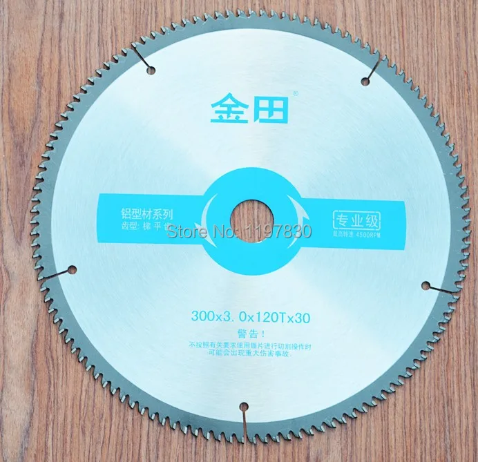 

Free shipping Professional quality 300*30/25.4*3.0*120T TCG teeth TCT saw blade Non ferrous metal aluminum copper cutting blades