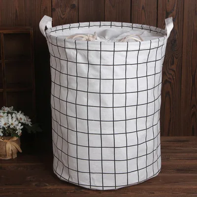 

Dozzlor 35*45cm storage Basket Laundry Linen Dirty Clothes Toys Organizer Barrel Home Storage Basket for Toy Underwear Sundries