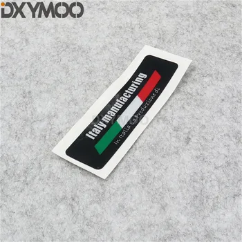 

2x Car Styling Vinyl Decal National Flag Made In Italy Manufacturing Sticker