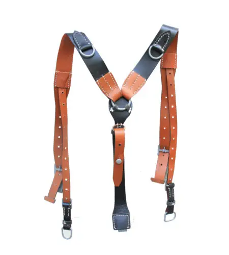 

WWII WW2 GERMAN ARMY Leather Equipment Combat Y-STRAPS Load Bearing Y STRAP