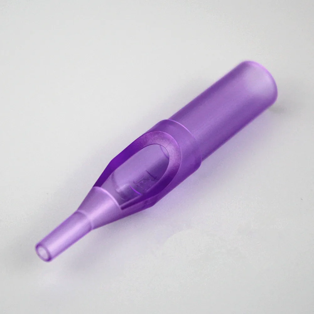 

Box Of 50PCS 3R 5R 7R 9R 11R 13R Purple Sterile Disposable Plastic Tattoo Machine Tip Nozzles Supply
