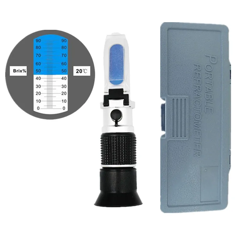 0 90 Brix Handheld Refractometer for fruit juice liquids sugar