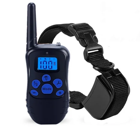 

Remote Dog Training Electronic Collar 998DRB Pet Dog Trainer 100 level Vibration and shock Anti Bark Training Collar