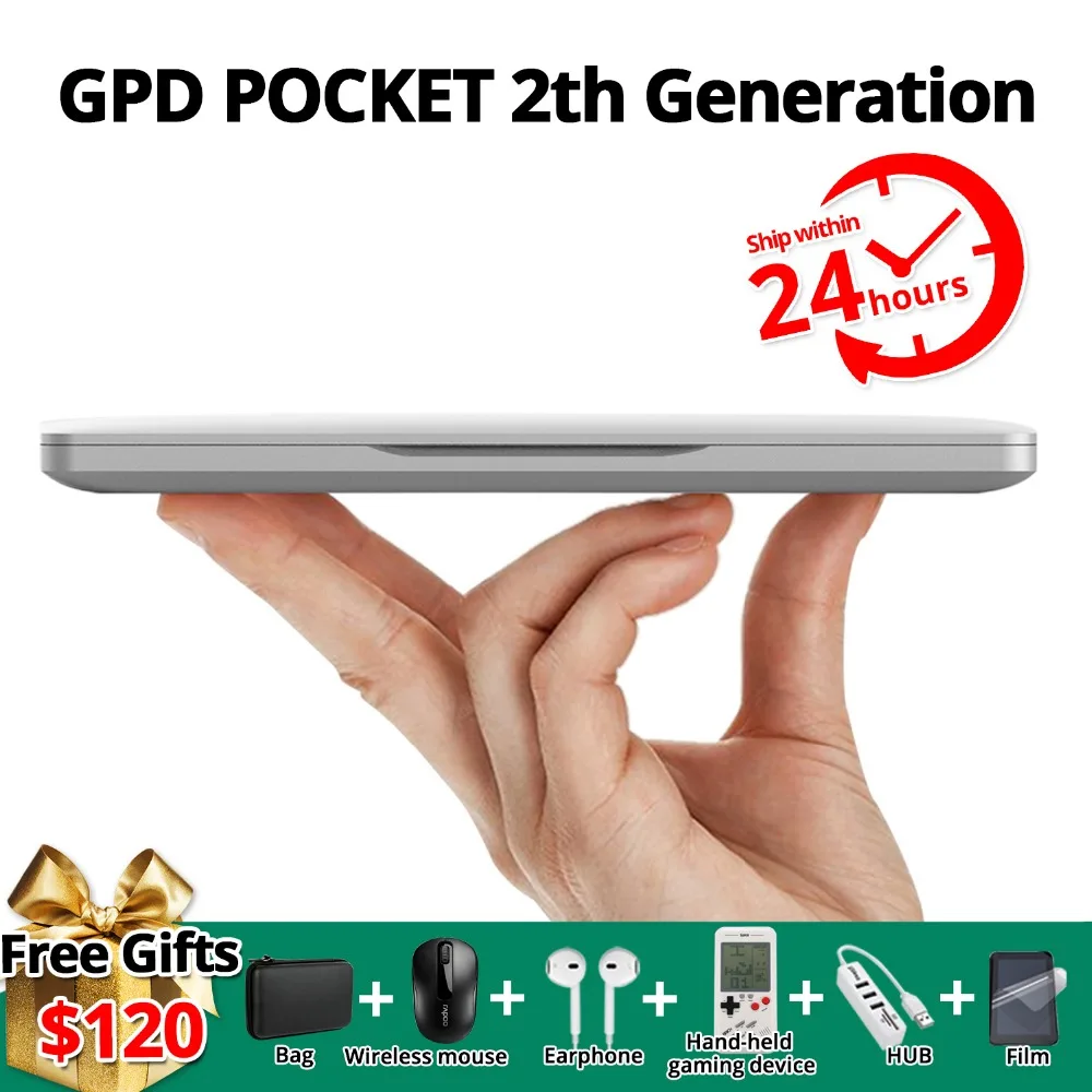 

New GPD WIN 2 WIN2 Gamepad Laptop NoteBook Tablet PC 6" CPU m3-8100Y Handheld Video Gaming Console Windows Bluetooth 8GB/128GB