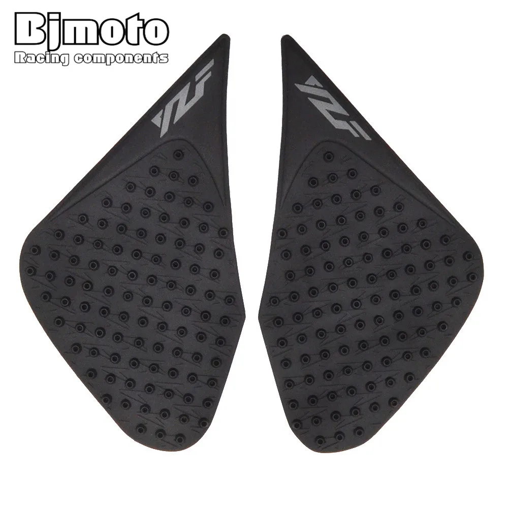 

BJMOTO For Yamaha YZF R25 R3 2013-2018 Motorcycle Tank Pad Protector Sticker Decal Gas Knee Grip Tank Traction Pad Side Black