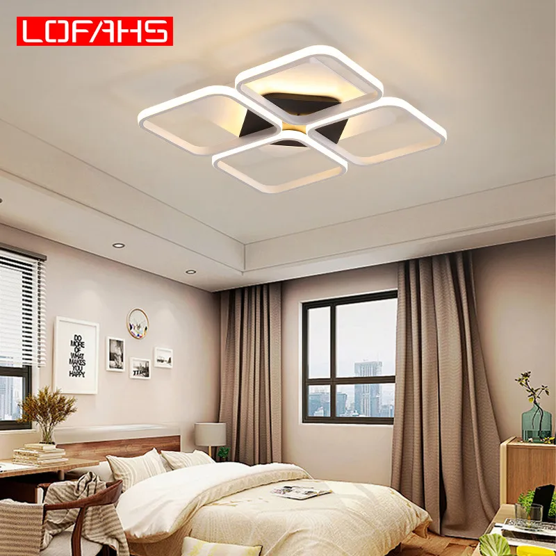

LOFAHS New modern led chandelier for living room bedroom dining room aluminum body Indoor home chandelier lamp lighting fixture