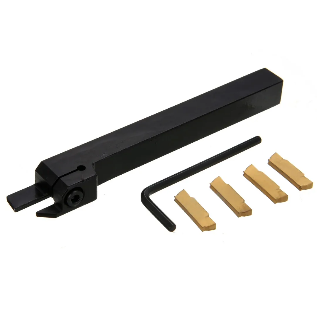 

1 Set Practical Lathe Turning Tool 4pcs MGMN300 Inserts Blades + 1pc MGEHR1212-3 Turning Holder Boring Bar