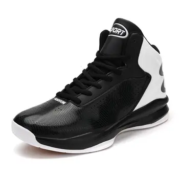 

Men Basketball Shoes Gym Trainer High Top Boots Ankle Boots Breathable Outdoor Sneakers Athletic Sport Training Shoes Men 45 46