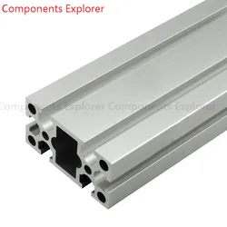 Arbitrary Cutting 1000mm 4080GW Aluminum Extrusion Profile,Silvery Color.