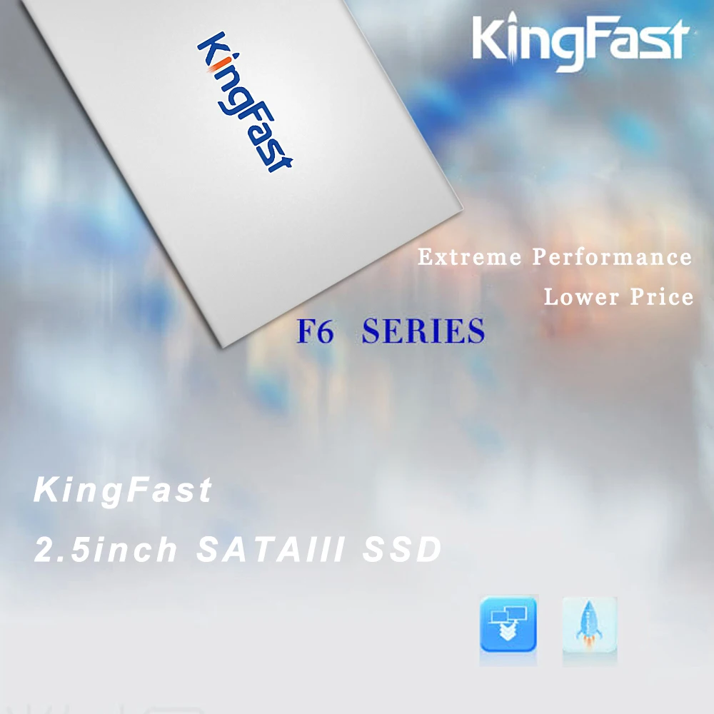 Kingfast F6 60G 128G SSD SATA3 6 ГБ/сек. 2," MLC Внутренний твердотельный накопитель супер скорость для настольного компьютера ноутбука ультрабука ПК