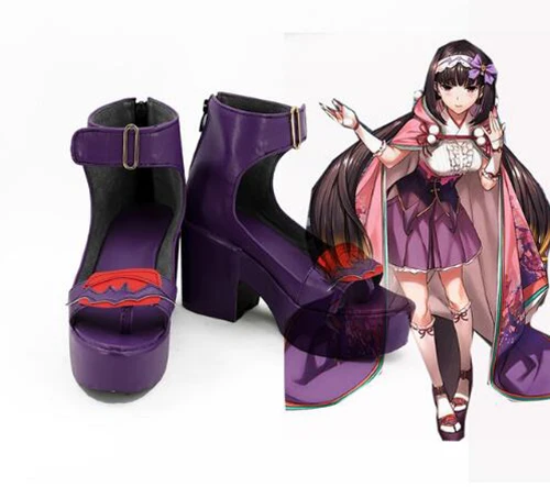 

Fate Grand Order FGO Assassin Osakabehime обувь для косплея сапоги для вечеринки косплей шоу сапоги на заказ для взрослых женская обувь