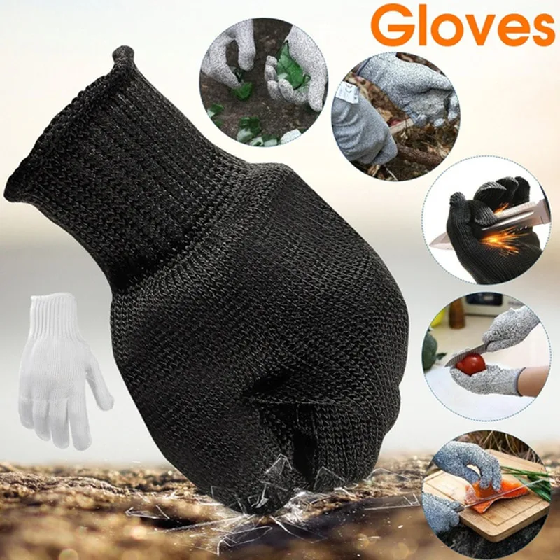 1 пара, мягкая проволока из нержавеющей стали, устойчивые к порезам, антистатические перчатки, защитные перчатки с металлической сеткой