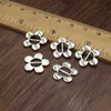 50pcs/lot Bronze Silver Gold Slider Flat for Bracelet Necklace Cord Beads watch Chain Beads DIY Accessory 16mm Hole:6mm K05301 ► Photo 3/4