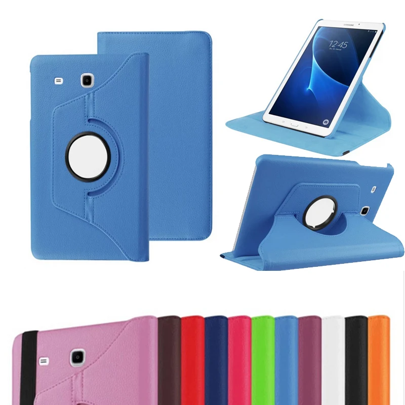 

360 Degree For Samsung T280 Rotating Standing PU Leather Funda For Samsung Galaxy Tab A 7.0 T280 T285 Flip Protective Tablet Cas