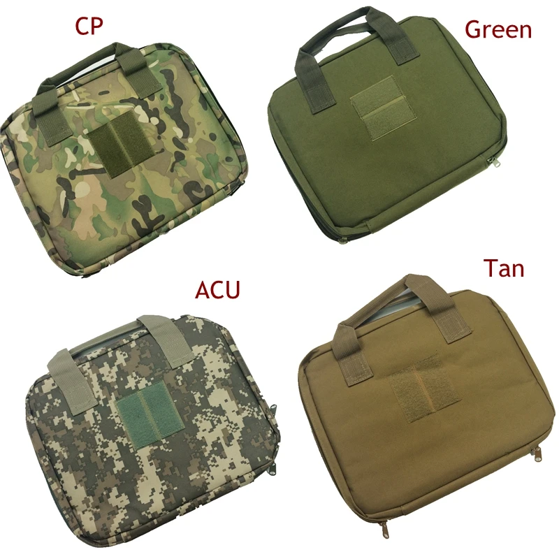 14" Tactical Nylon Padded Pistol Hand Gun Bag Airsoft Magazine Carry