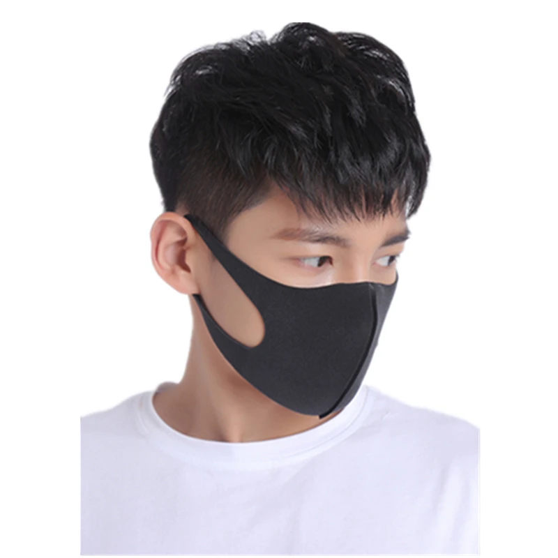 1Pcs Black half Face Masks cycling mask Breathable PM2.5 hiking running