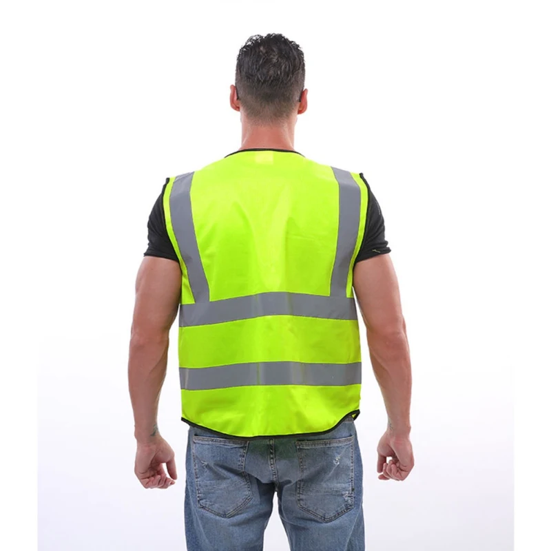 Светоотражающий Предупреждение ющая одежда с флуоресцентным покрытием для строительства инженерные защитные шестерни дорожного движения