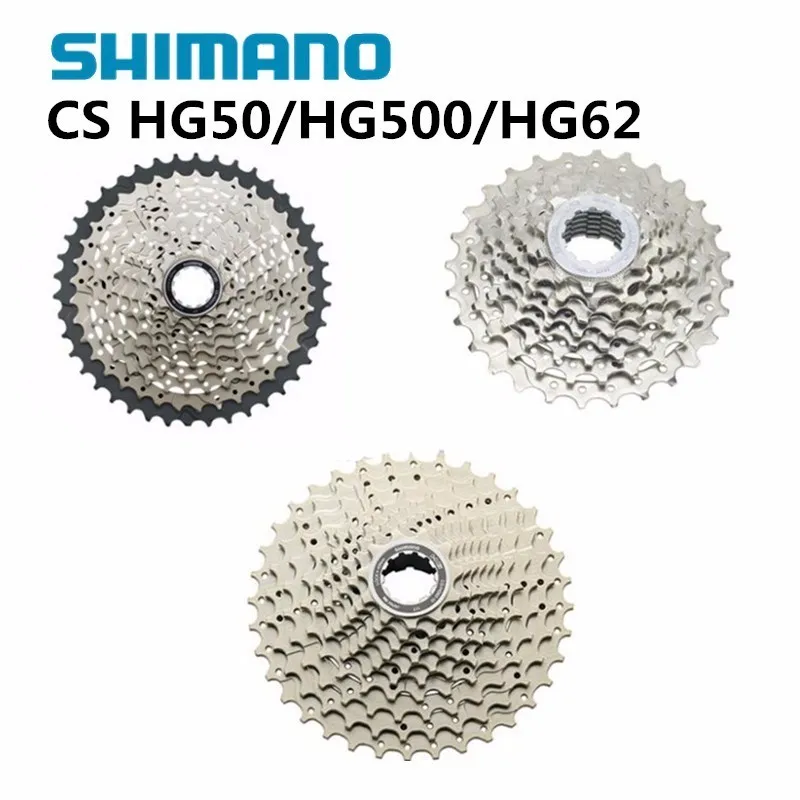 Оригинальная кассета CS HG50/HG500/HG62 8/9/10 скоростная для велосипеда freewheel 11-34t 11-36t 11-42t |