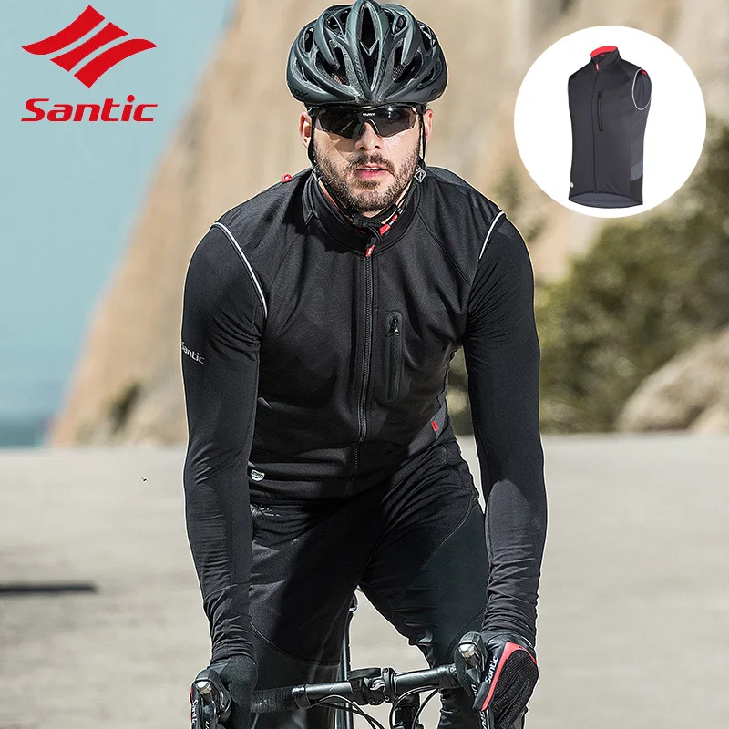 

Santic Men Spring Autumn Pro Cycling Jacket Warm and Windproof Short Sleeve Sports Cycling Tops Cyclig Accessories