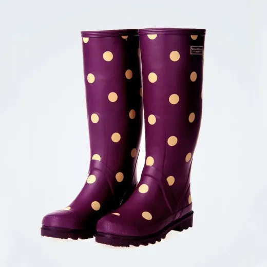 polka dot rain boots womens