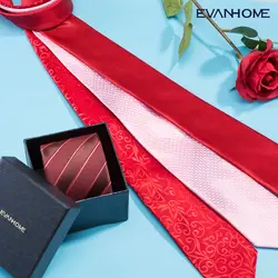Высокое качество Новый Розовый и красный цвет Стиль плед связей для Для мужчин Модные Классические Пейсли ЖАККАРДОВЫЕ Для мужчин s галстук
