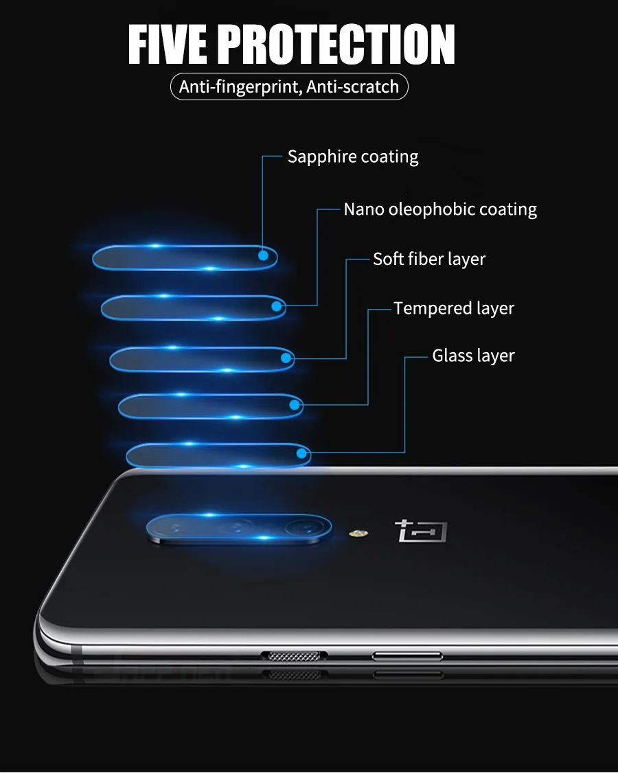 10 шт. 2.5D объектив камеры закаленное стекло для OnePlus 7 Pro Защитная пленка для экрана для OnePlus 6 6 T 5 5 T 3 3 T Защитная пленка для объектива