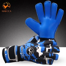 Мужские футбольные профессиональные футбольные латексные вратарские перчатки защита пальцев вратарские перчатки