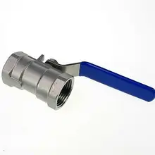 DN50 G" Порты и разъёмы Размеры с внутренней резьбой Порты и разъёмы 304 Нержавеющая сталь цельный Шаровой Клапан