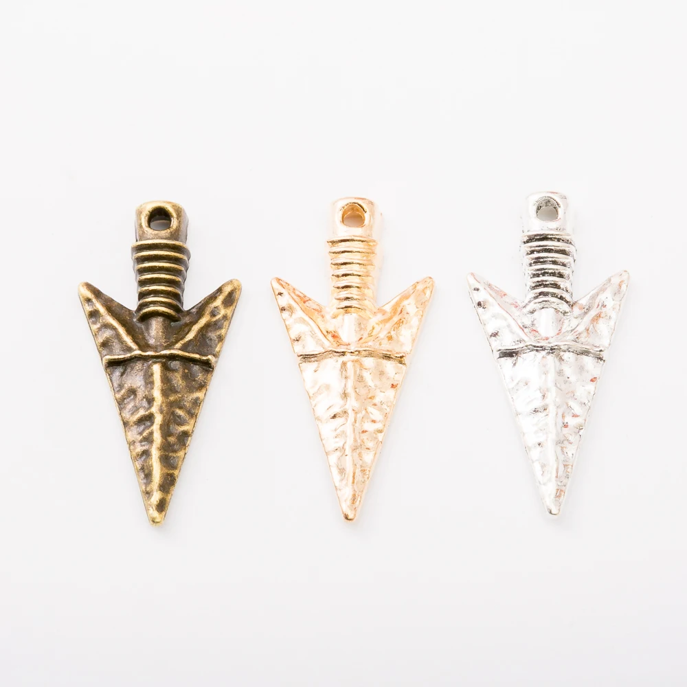 

14pcs arrow Vintage zinc alloy metal pendant charms for diy jewelry making 3360