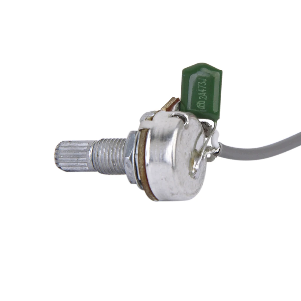 New Guitar Volume Tone Electronic Circuits 2 Potentiometers With 1/4' 6.3mm Jack Guitar Parts & Accessories