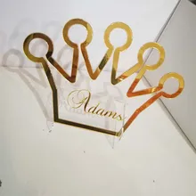 Индивидуальный зеркальный каркас для детского душа, именной знак, персональный подарок для детского душа с базой, украшения для детского дня рождения для девочек и мальчиков