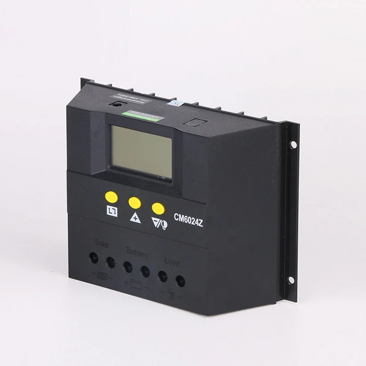 ЖК дисплей 12V/24V 40A 50A 60A солнечной заряд r PWM контроллер CM6024|Солнечные контроллеры| |