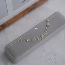 Оригинальное 14 К Золотое ожерелье ручной работы с кружевами, золотым и серебряным жемчугом, 925 серебряное ожерелье для темпераментных женщин, дикое популярное ожерелье