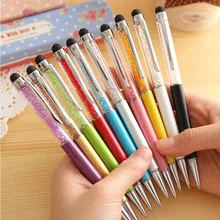 3 шт./партия, емкостный сенсорный стилус, универсальная емкостная Подставка для планшета+ Шариковая ручка для записи 2в1 стилус