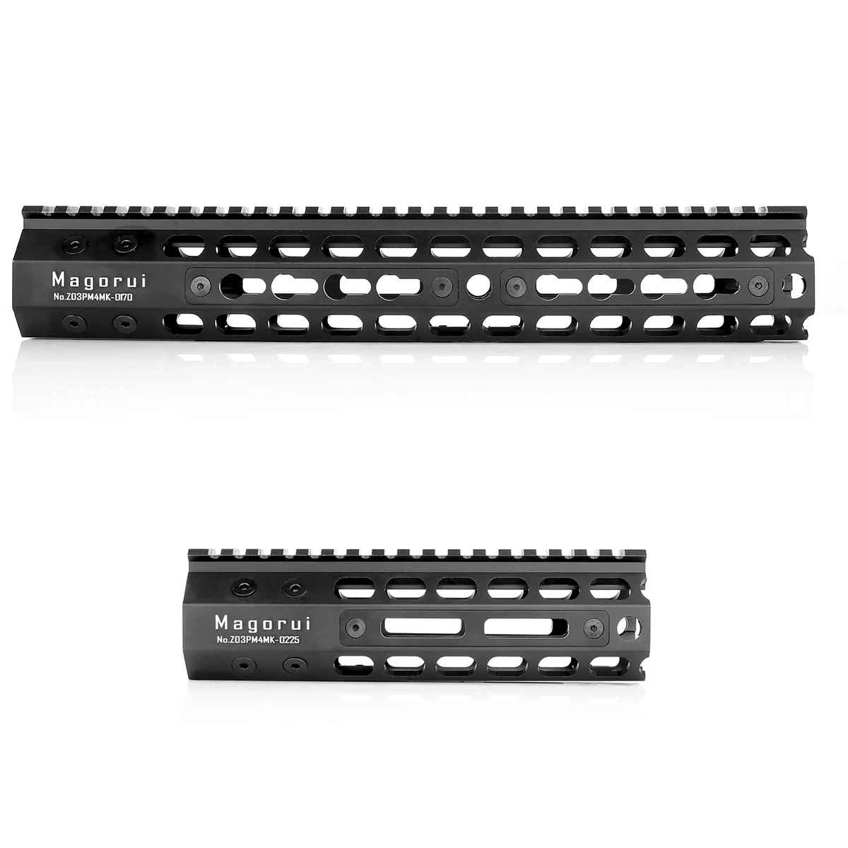 Magorui 7 "12" тактильный ACL AR15 Keymod & M-Lok бесплатно поплавок ствольная накладка Пикатинни рельс для прицела Сменное Крепление Keymod M-Lok