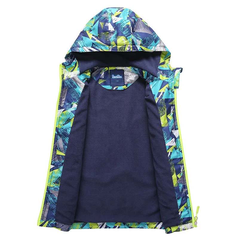 2019 Spring Tops Children jacket Outerwear Sport Polar Fleece Coats Kids Clothes Waterproof Windbreaker For Boys Jackets