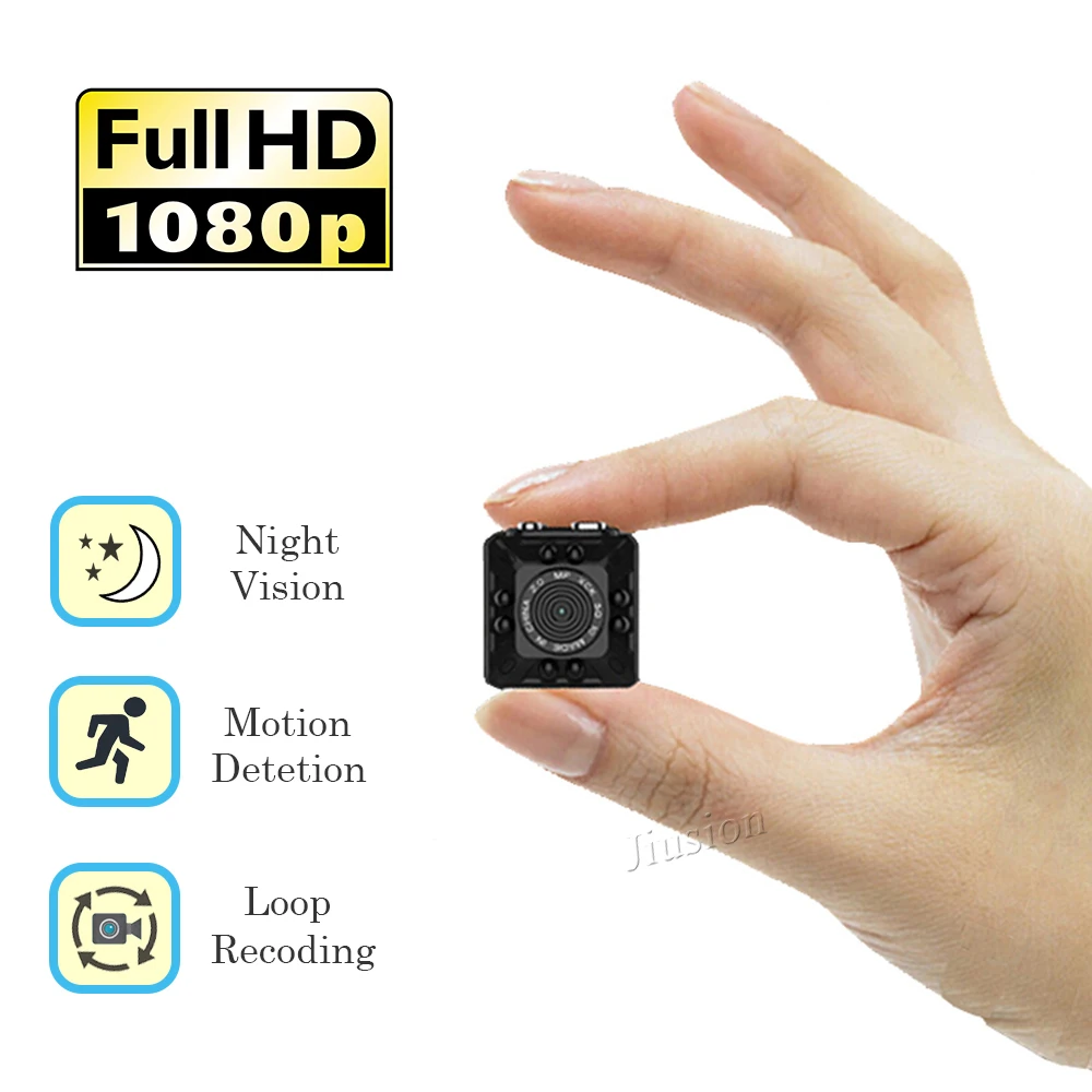 

Mini DVR Camera Full HD 1080P Night Vision Motion Detection Micro Security Recorder Nanny Cam DV Action Sports Video Camcorder