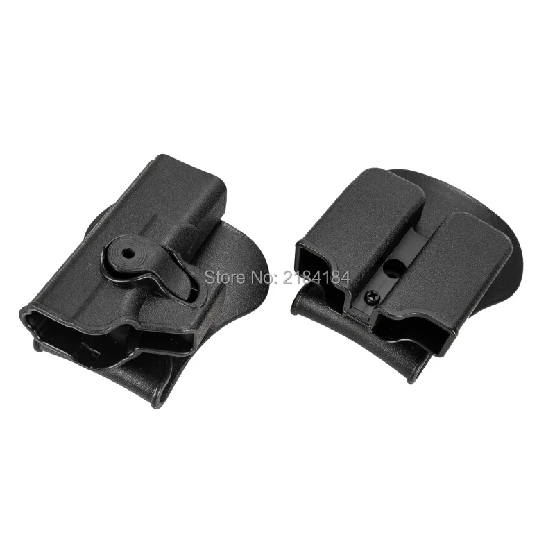 Полимерная Кобура Roto для правшей Glock 19/23/25/28/32 совместимая с Gen 4 и двойным карманом